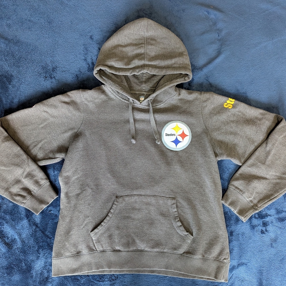 Pittsburgh Steelers Cozy Gray Hoodie